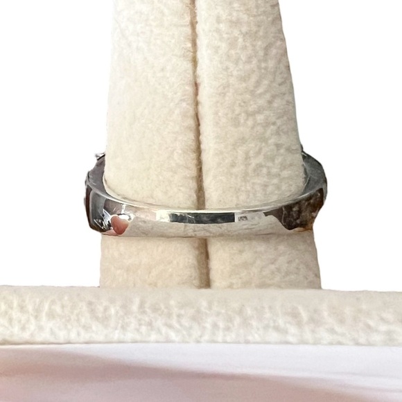 White/Clear Marquise & Round Cut Rhinestone Triple Split Shank Ring - Picture 4 of 9